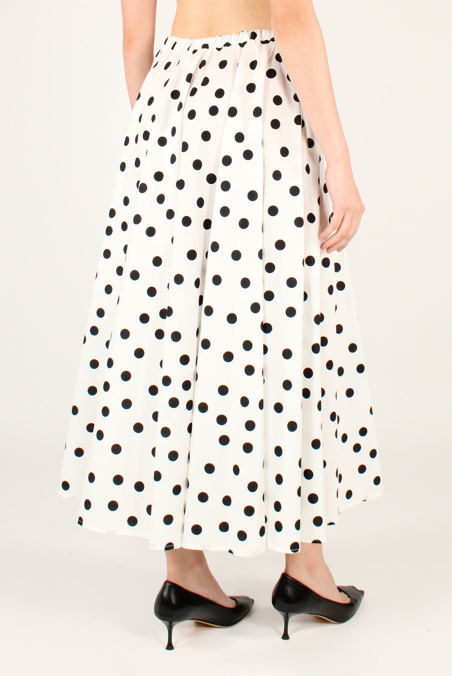 Gonna a Ruota Stampa a Pois