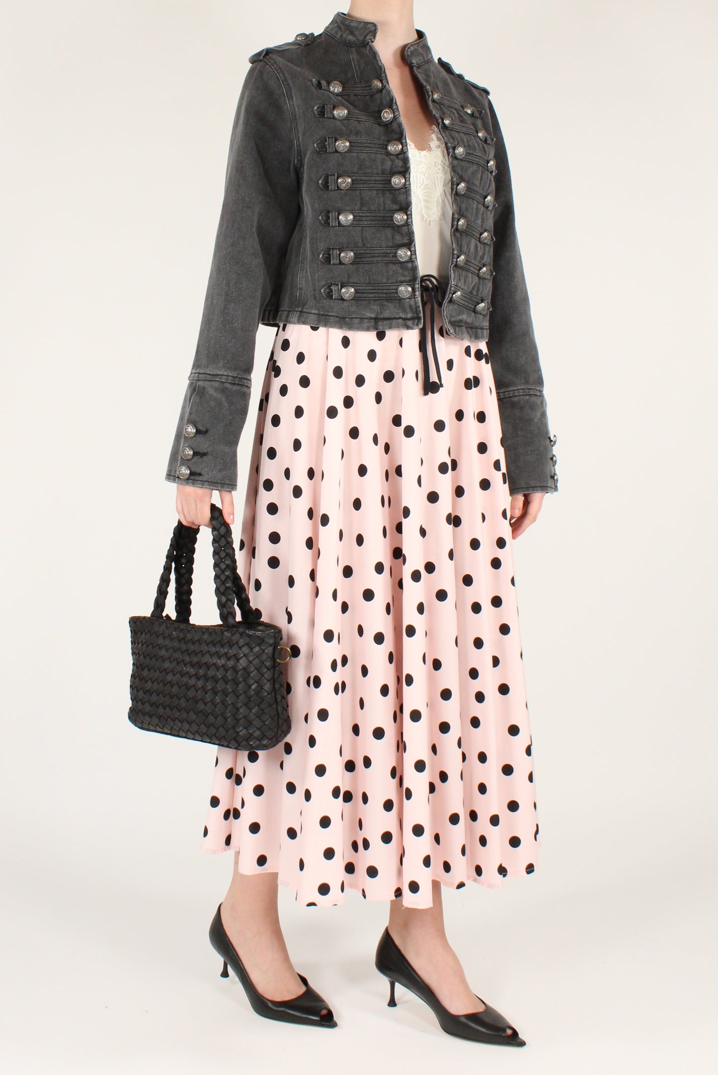 Gonna a Ruota Stampa a Pois