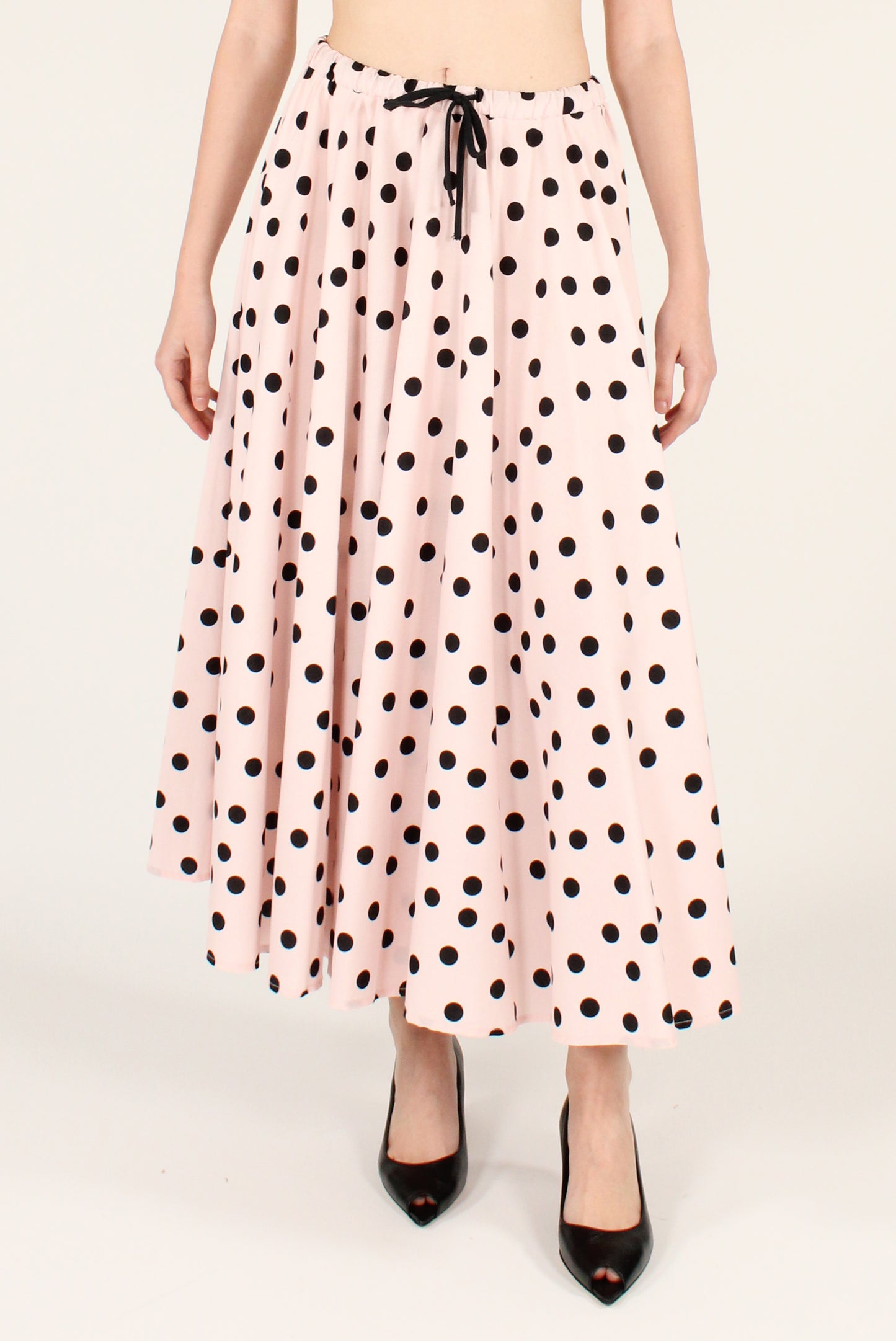 Gonna a Ruota Stampa a Pois