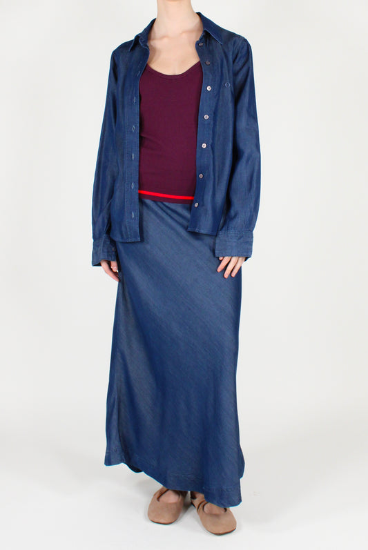 Camicia Denim in Lyocell