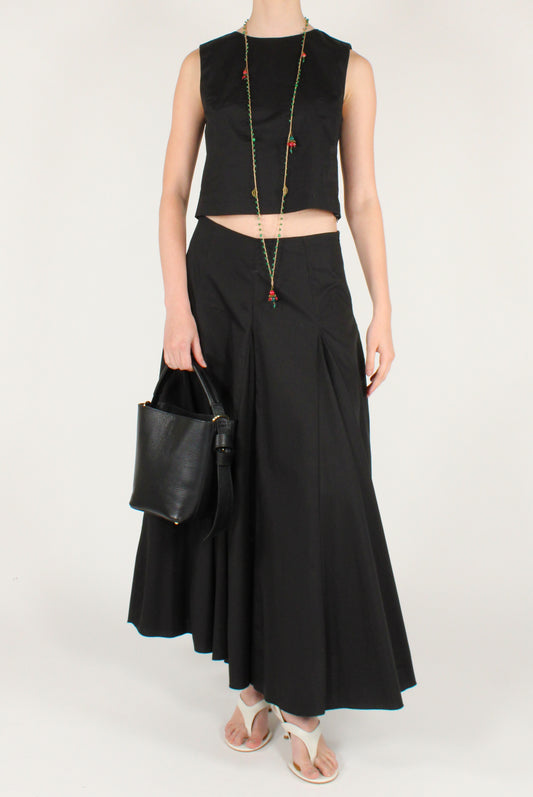Poplin Cropped Top