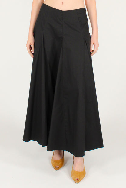 Poplin full skirt