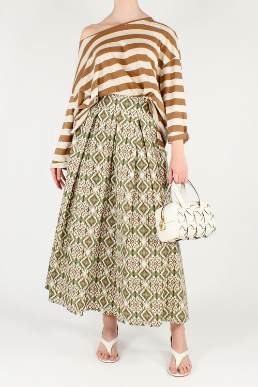 Long Skirt Patterned Print