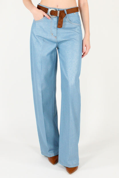 Metallic Effect Jeans