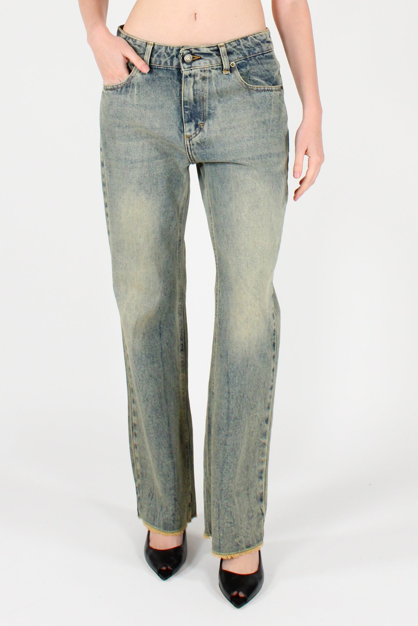 Jeans Flare Délavé