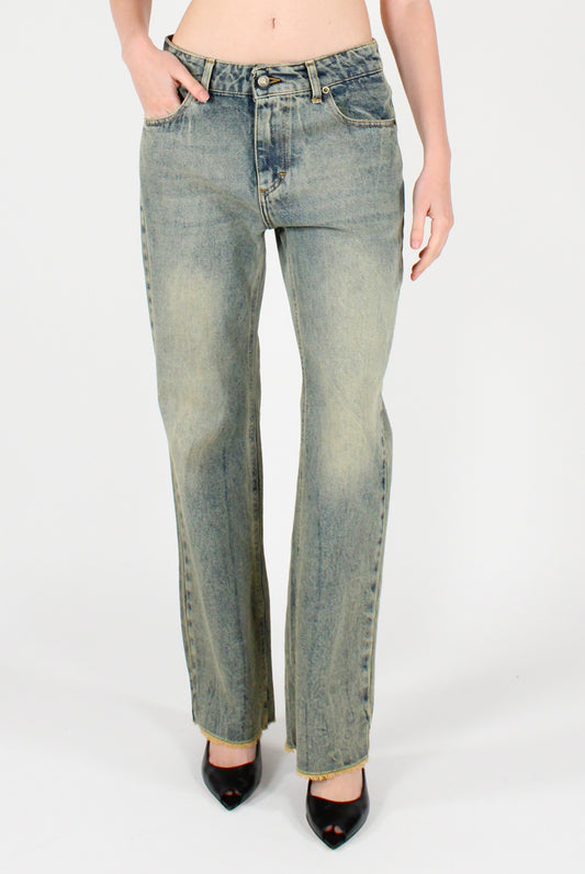 Jeans Flare Délavé