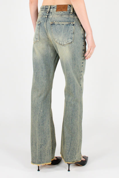 Jeans Flare Délavé
