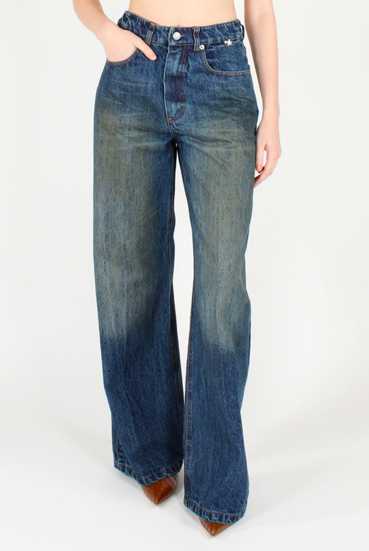 "Gabry" Délavé model jeans