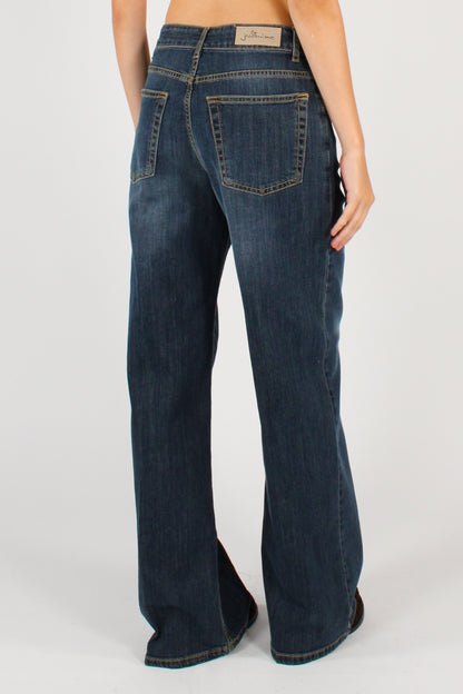 Jeans Elasticizzati a Gamba Dritta