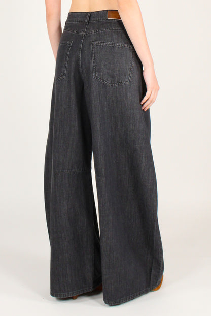 Jeans Barrel Louvre Nero