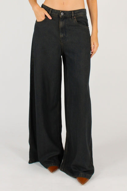 Jeans Super Wide Lavaggio Moro
