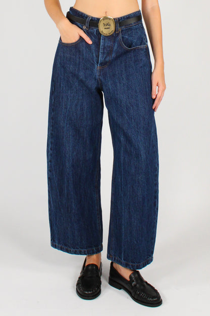 Jeans Semi Balloon con Cintura