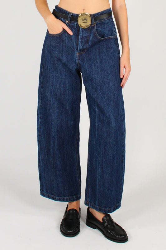 Jeans Semi Balloon con Cintura