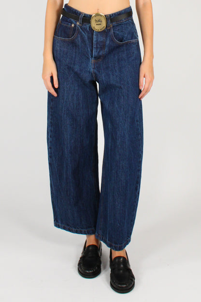 Jeans Semi Balloon con Cintura