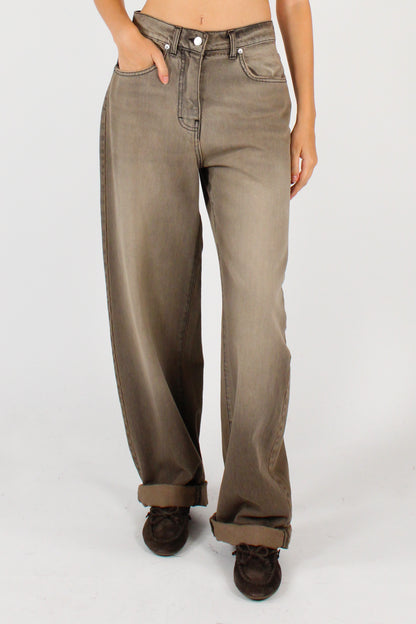 Jeans Stella Lavaggio Tortora