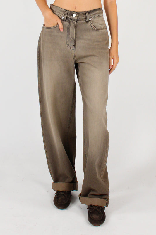 Jeans Stella Lavaggio Tortora