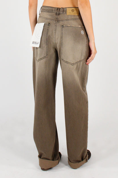 Jeans Stella Lavaggio Tortora