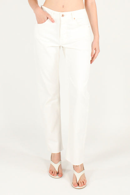 Pantaloni a Sigaretta in Denim