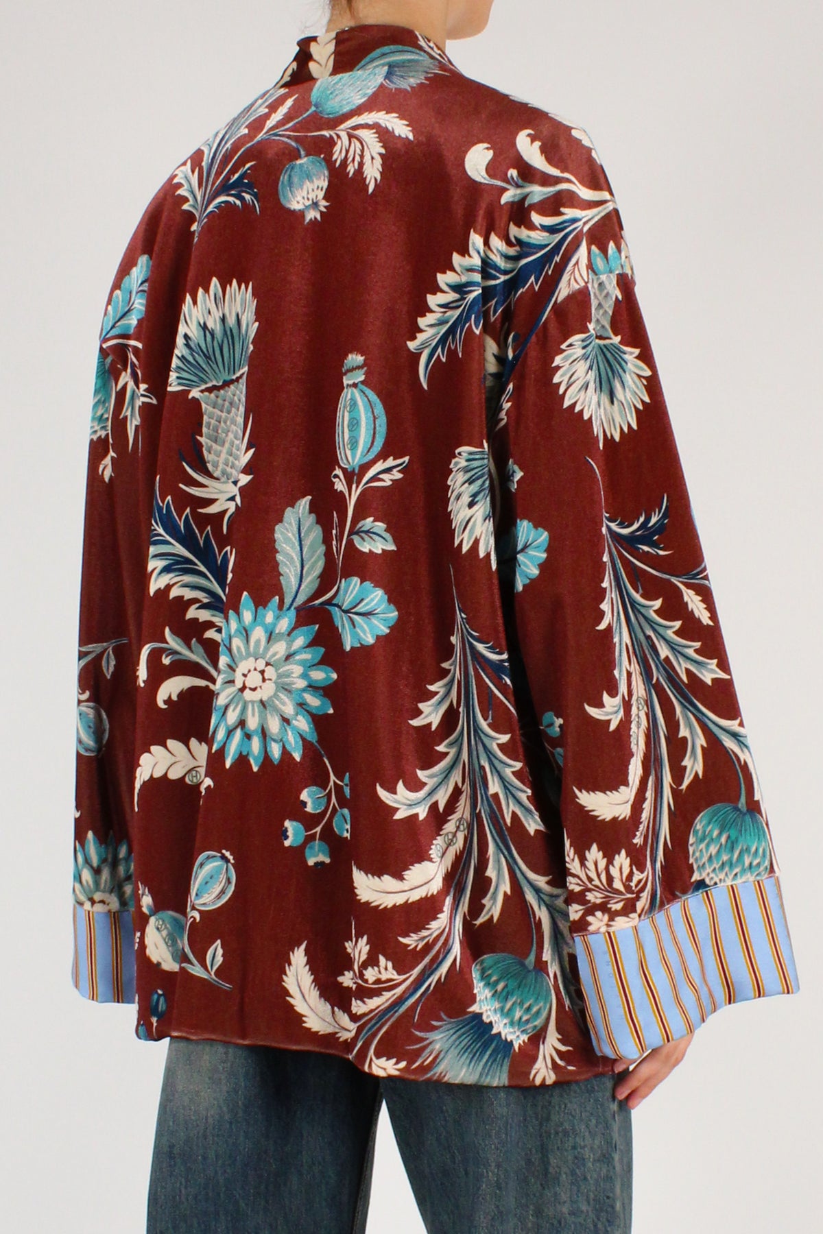 Giacca Kimono Stampa Floreale