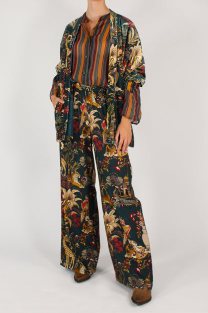 Giacca Kimono Stampa Cina