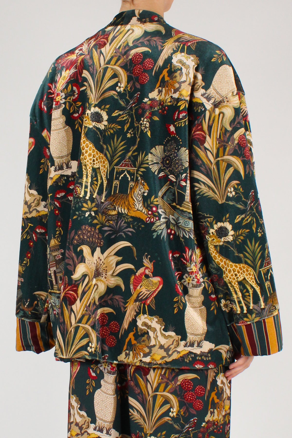 Giacca Kimono Stampa Cina