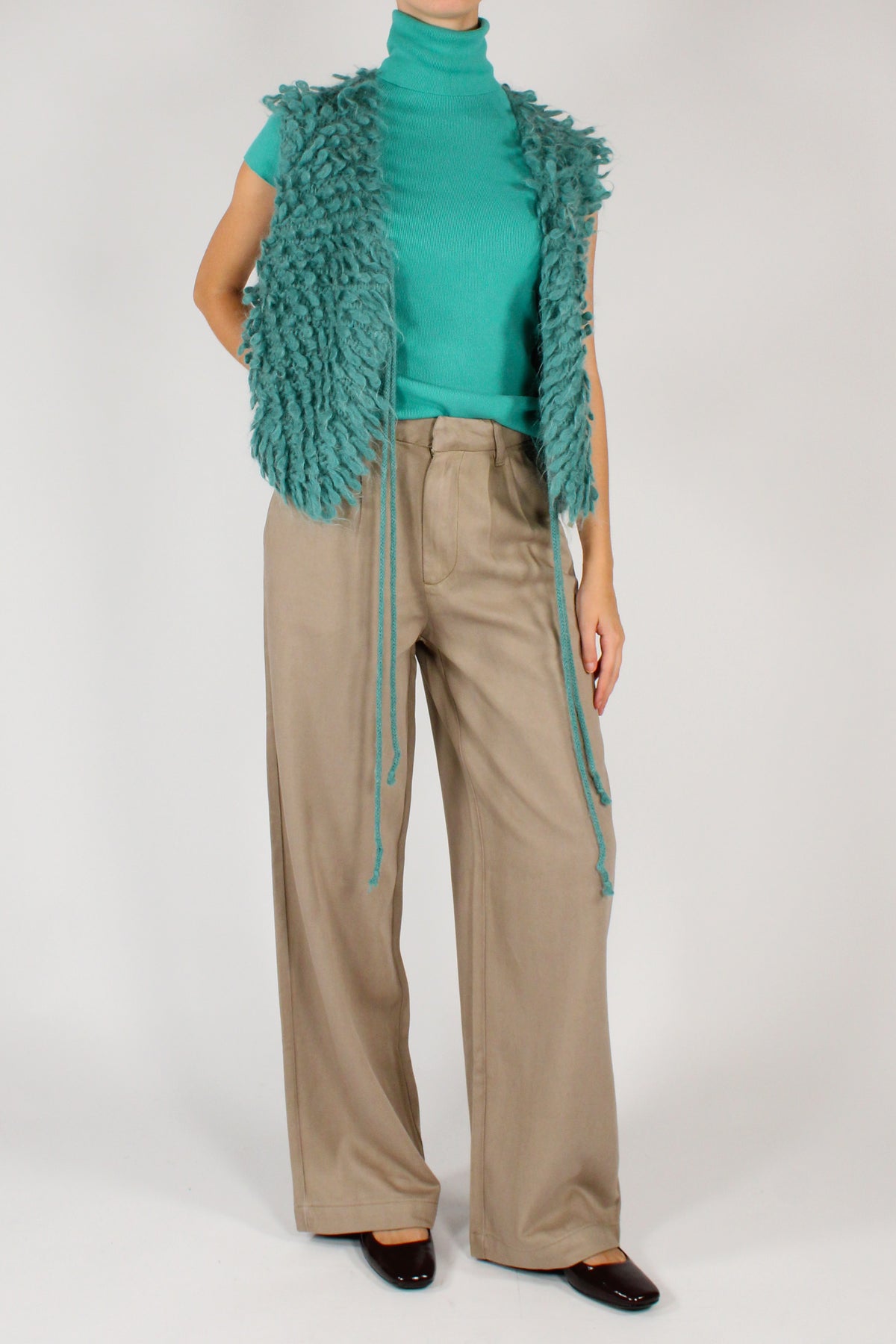 Knitted Vest Misto Mohair