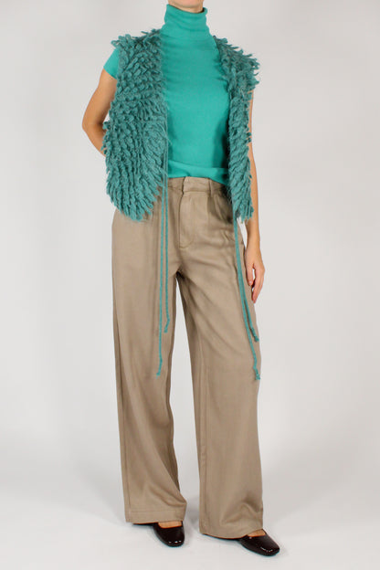 Knitted Vest Misto Mohair