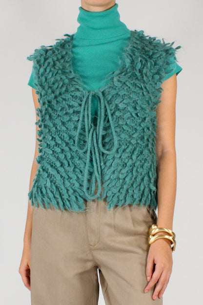 Knitted Vest Misto Mohair