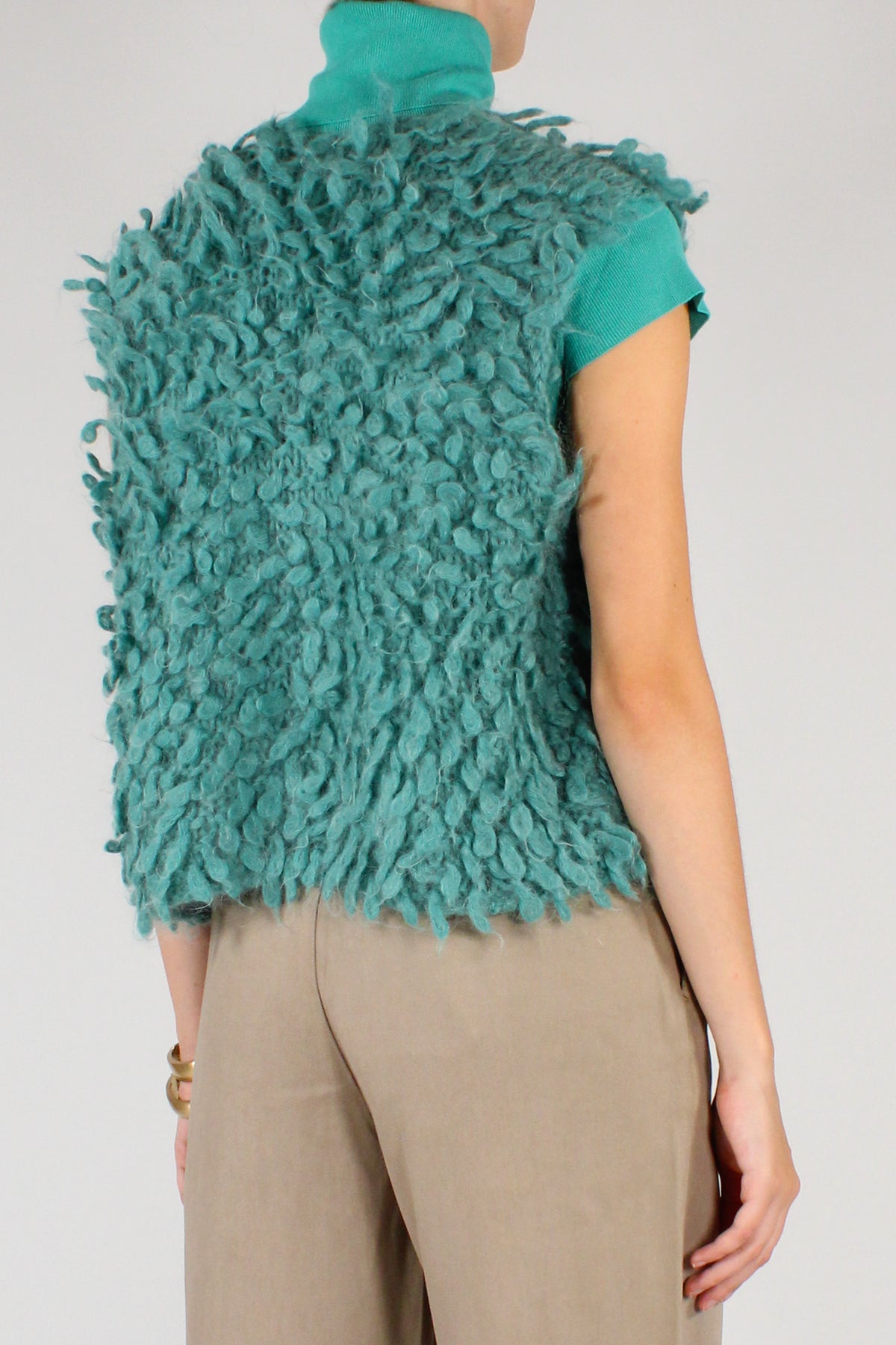 Knitted Vest Misto Mohair