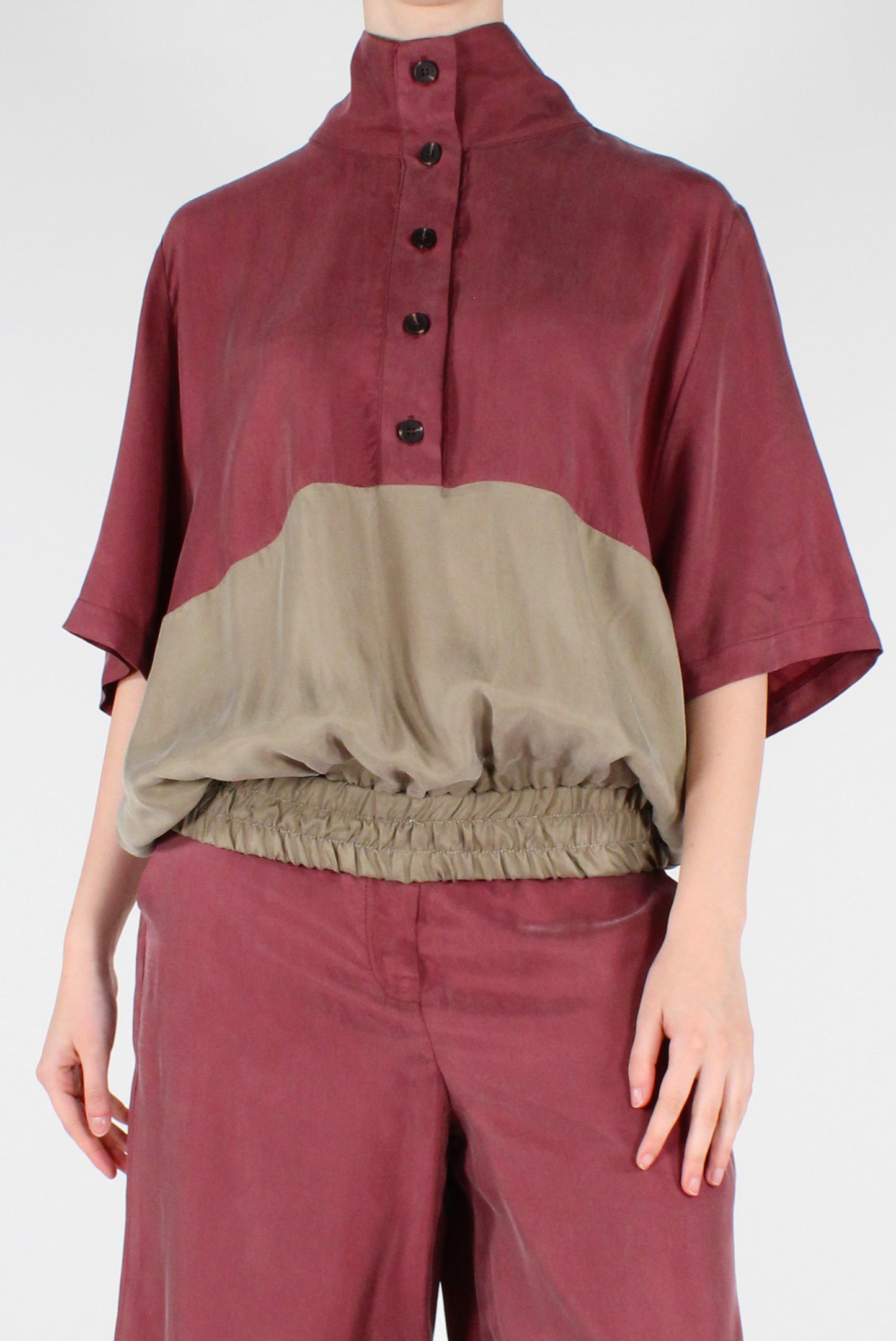 Maglia in Cupro Bicolore