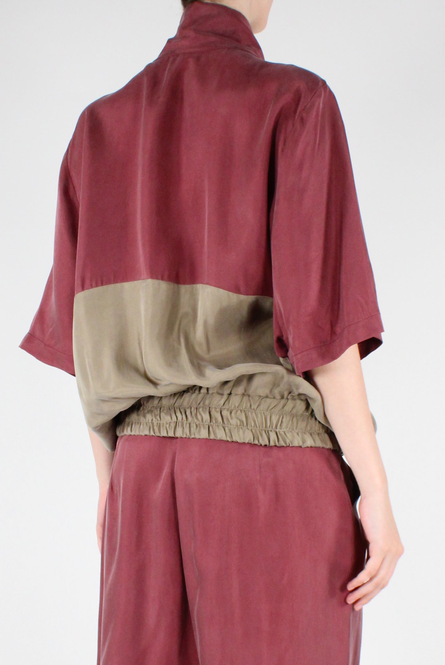 Maglia in Cupro Bicolore