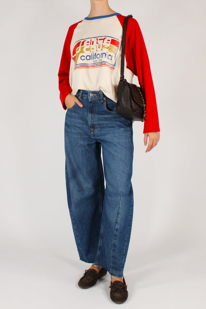 T-shirt Manica Lunga Stampa "California"