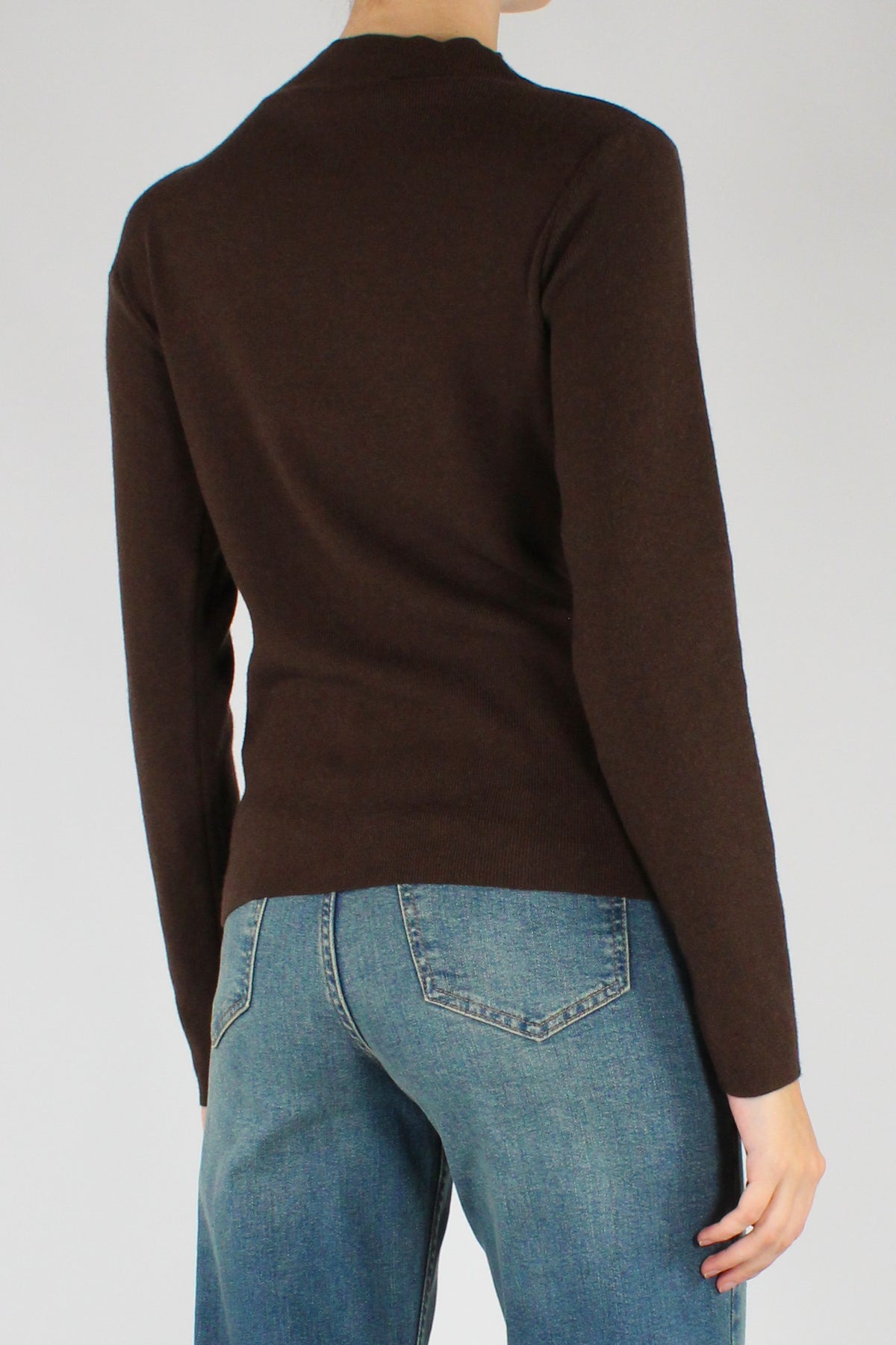 Maglia Drappeggiata Maniche Lunghe