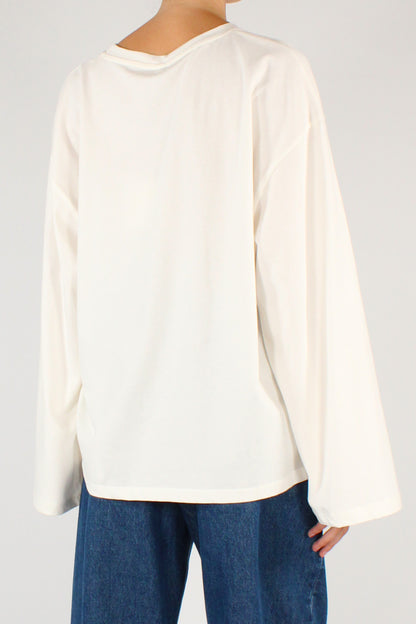 Maglia Over Maniche Lunghe in Cotone