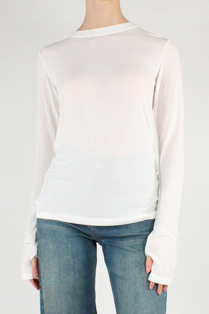 Maglia Manicotto a Costine