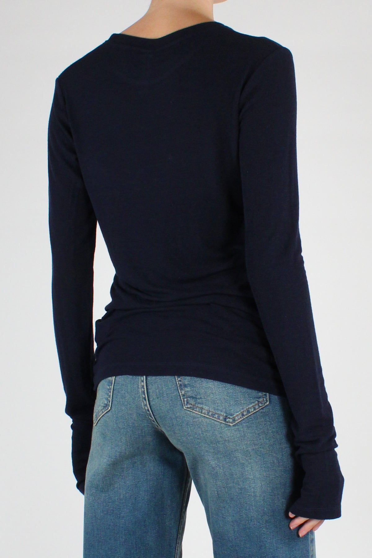 Maglia Manicotto a Costine