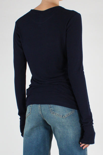 Maglia Manicotto a Costine