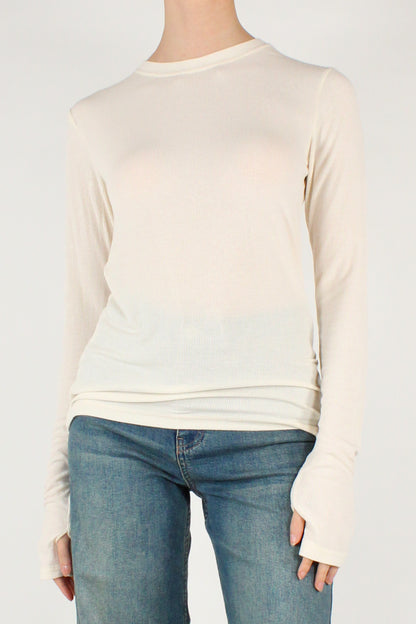 Maglia Manicotto a Costine