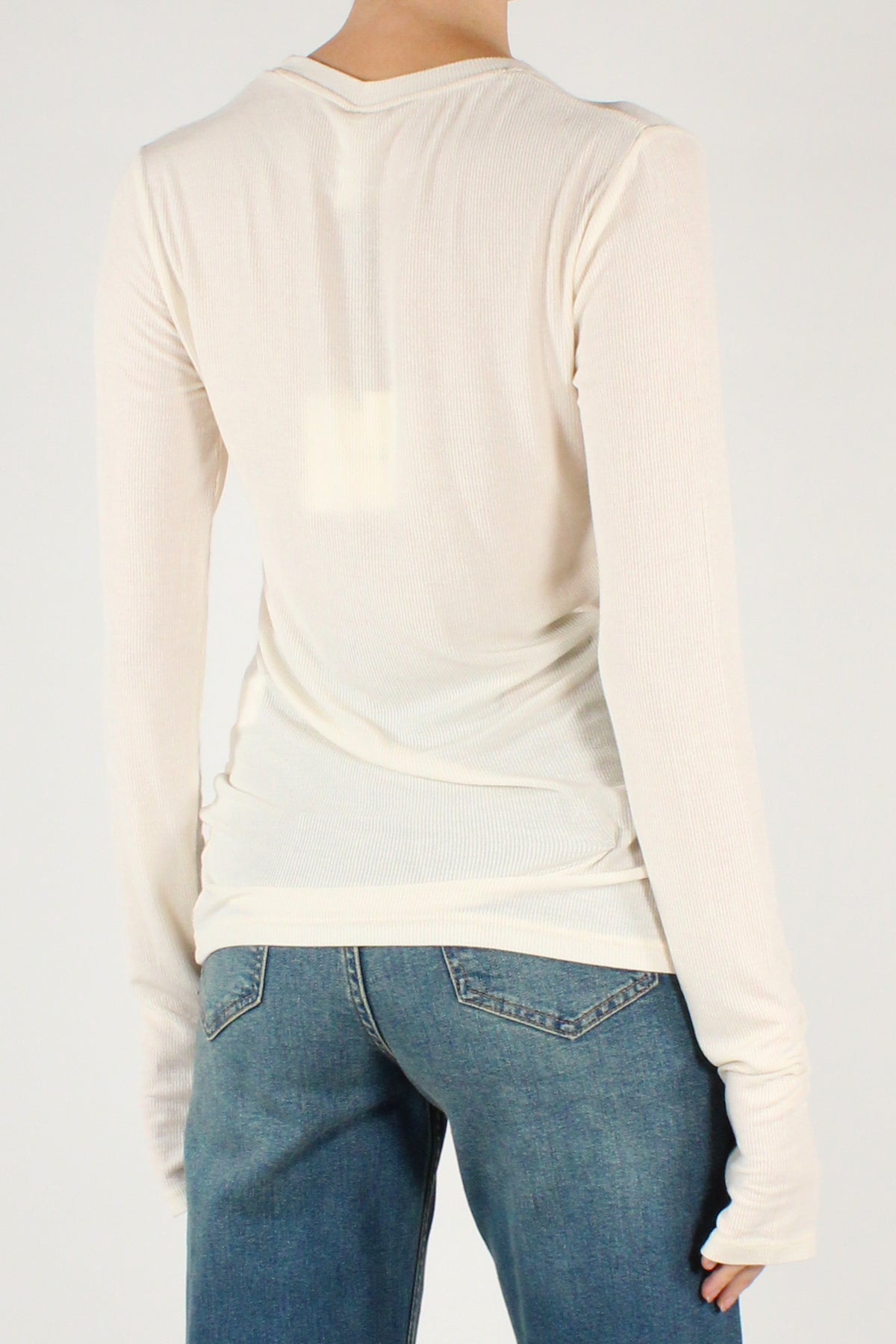 Maglia Manicotto a Costine
