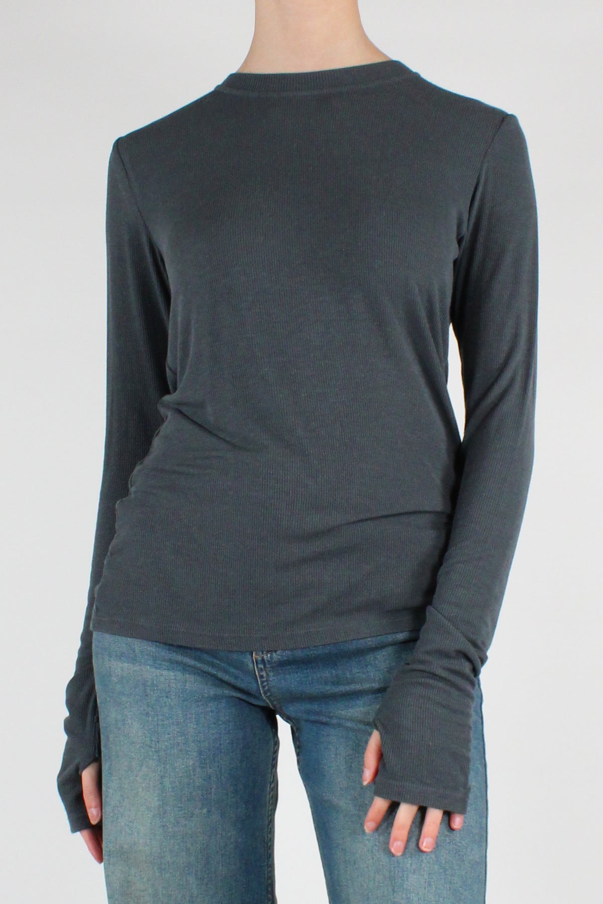 Maglia Manicotto a Costine