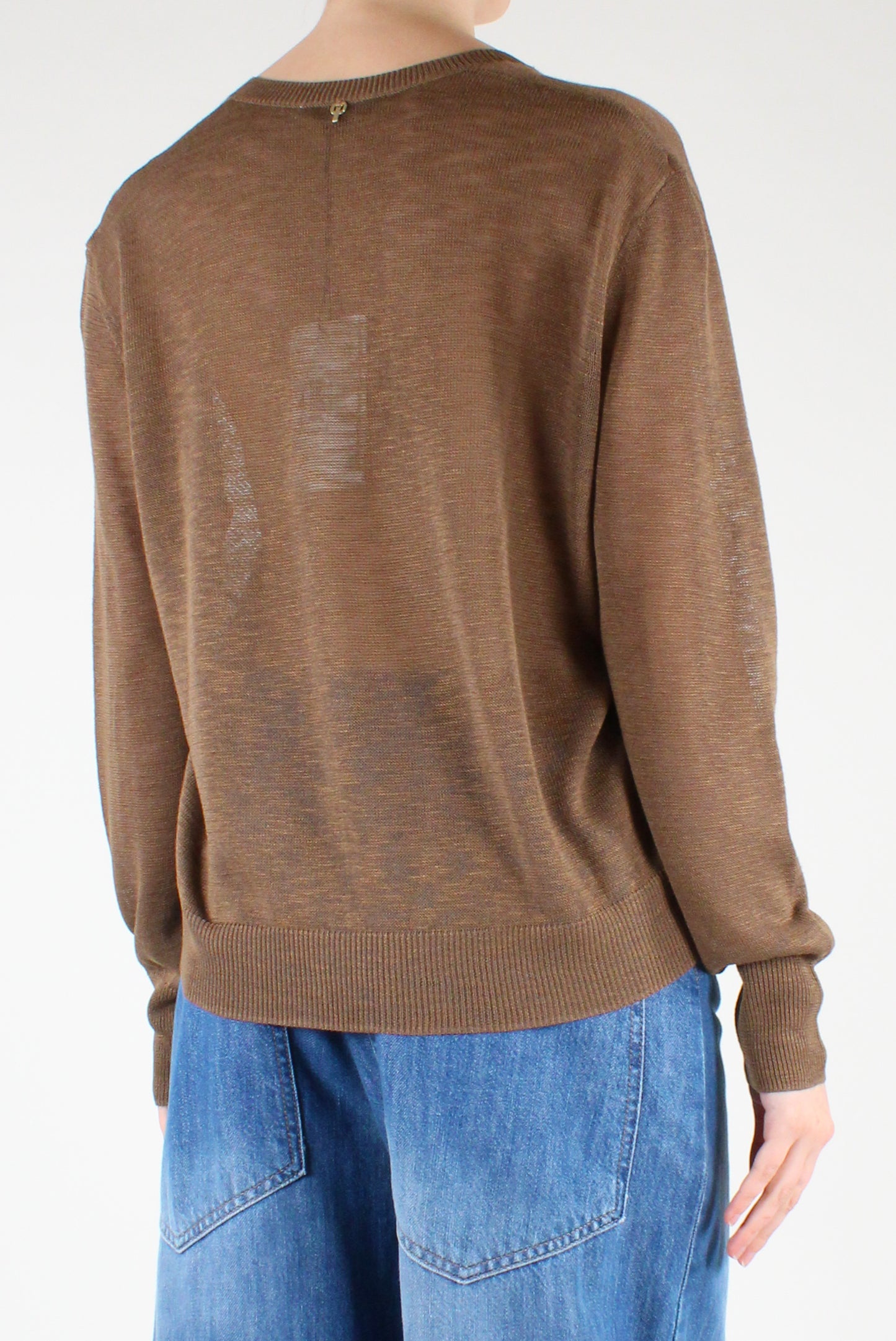 Maglia Misto Viscosa Scollo a V