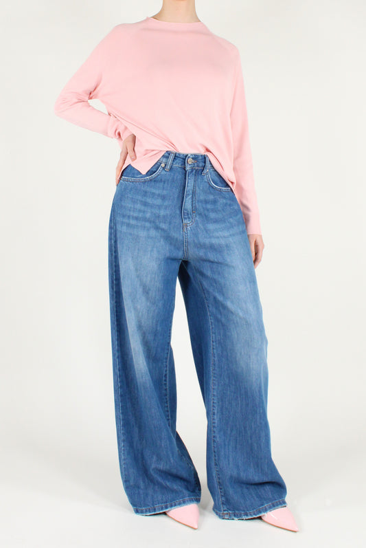 Viscose Blend Slit Jumper