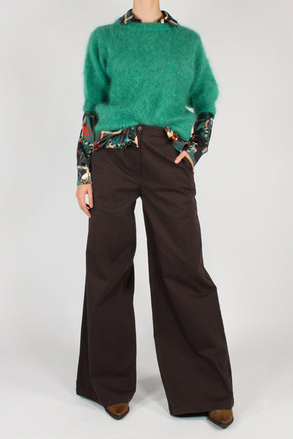 Maglia Mohair Girocollo