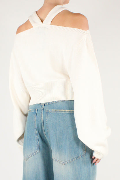 Maglia Cropped con Nodo