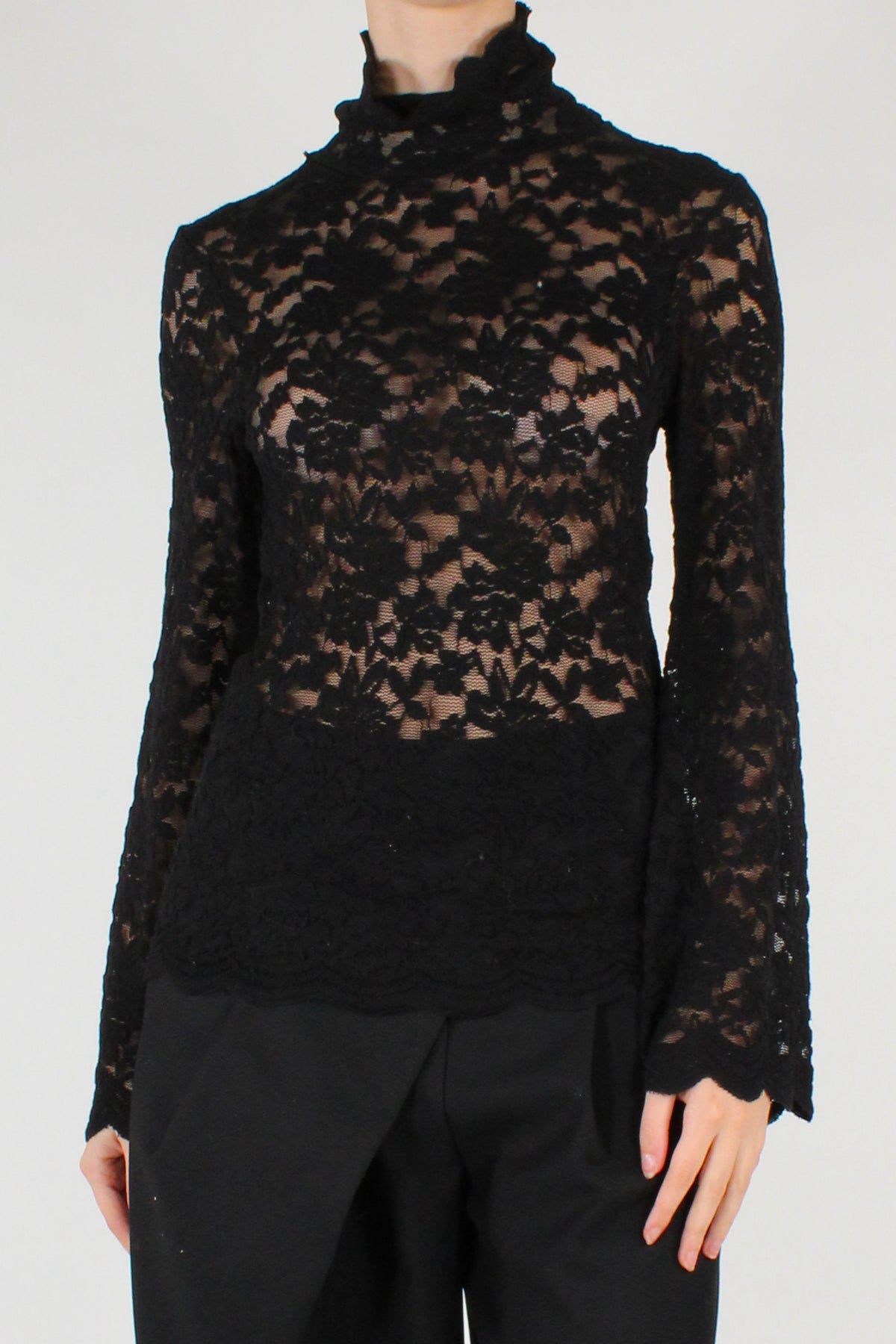 Blusa in Pizzo Elasticizzato