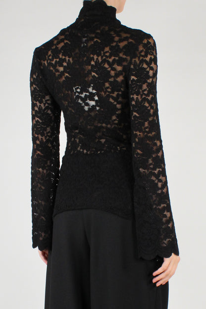 Blusa in Pizzo Elasticizzato