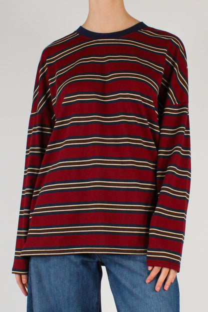 Maglia Over Rigata Multicolore