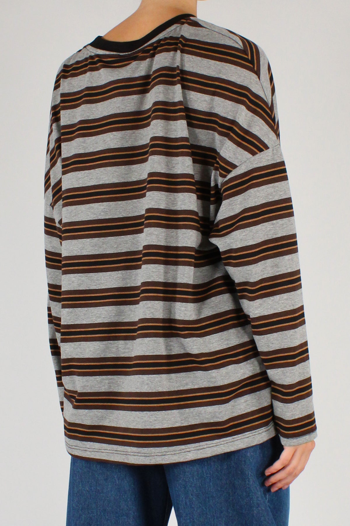Maglia Over Rigata Multicolore