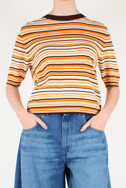 Maglia a Righe Multicolore
