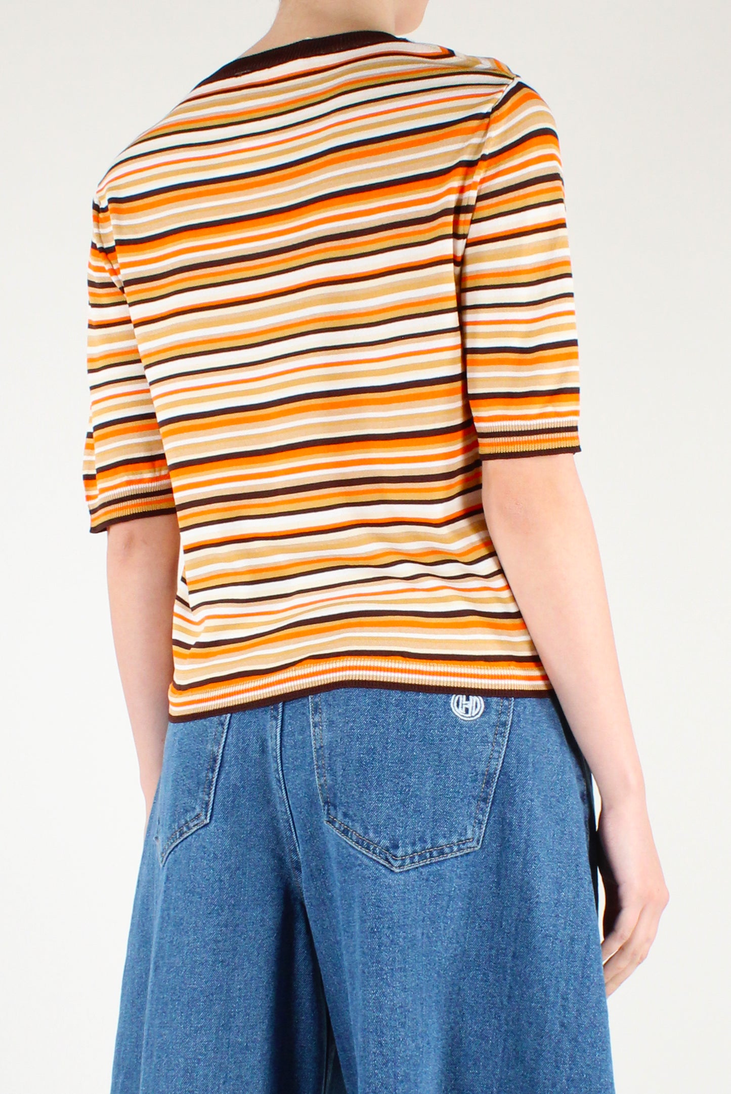 Maglia a Righe Multicolore